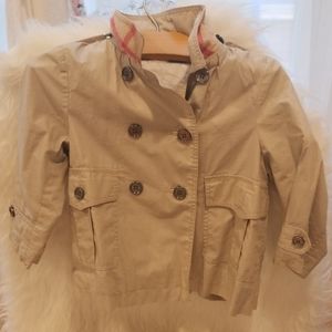 Burberry trench coat/rain coat for girls